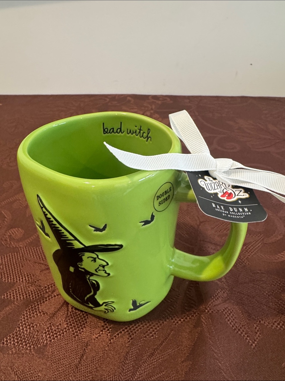 Rae Dunn Wizard Of Oz  'Bad Witch' Double Sided Mug